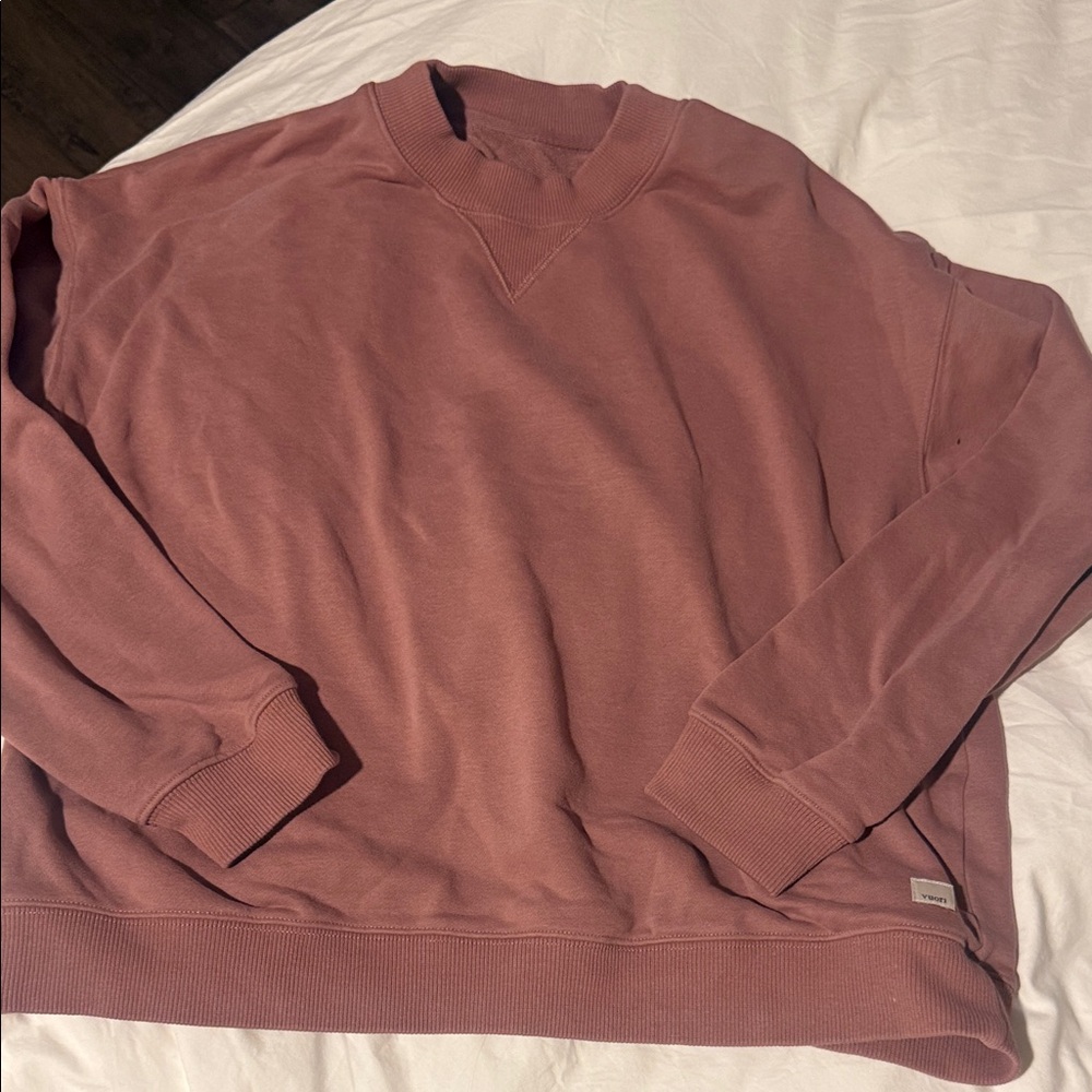 Vuori Dusty Rose Crewneck Sweater